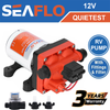 Seaflo Water Pressure Pump 55PSI 12V DC Self-Priming Water Pump 7.5 Amps Current Draw for RV Caravans Boats Lawns Campers Washing and Garden Irrigation YS