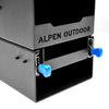 Alpen Outdoor 200mm Aluminium Canopy Pantry Slideout Pullout Vehicle Organiser Pantry with Holder for Camper 4WD Van Ute Toolbox Outdoor Easy Access YS