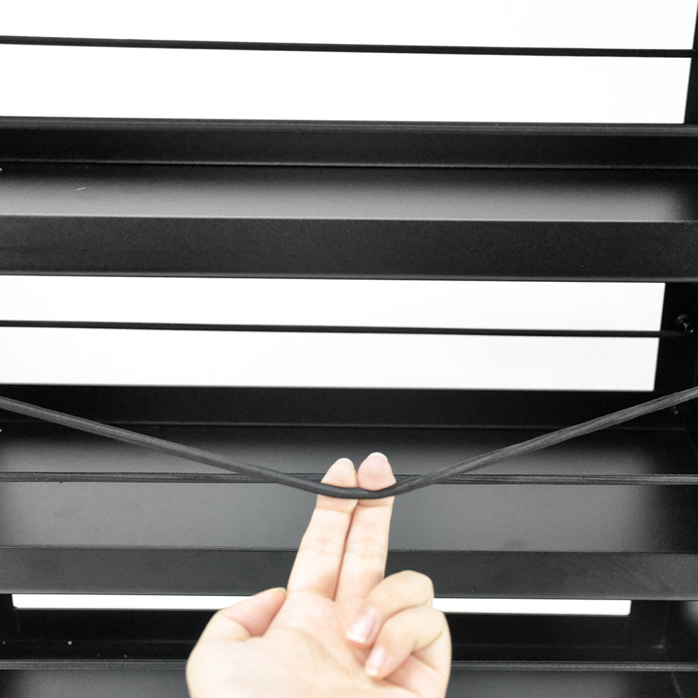 Alpen Outdoor 200mm Aluminium Canopy Pantry Slideout Pullout Vehicle Organiser Pantry with Holder for Camper 4WD Van Ute Toolbox Outdoor Easy Access YS