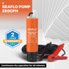 SEAFLO Submersible Inline Pump 12V 280GPH Transfer Pump Water Resistant High Pressure Washing Water Diesel Pump For RV Marine Boat Caravan YS