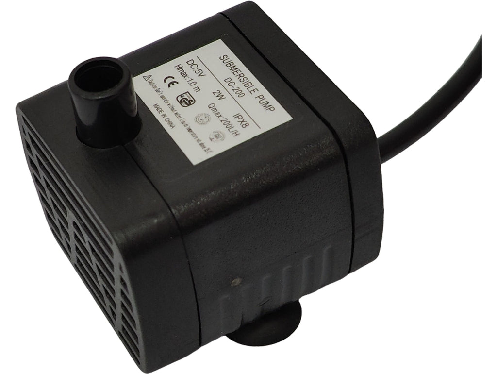 5V Submersible Water Circulation Pump Hydroponics Aquarium Pond (DC200/5V USB)