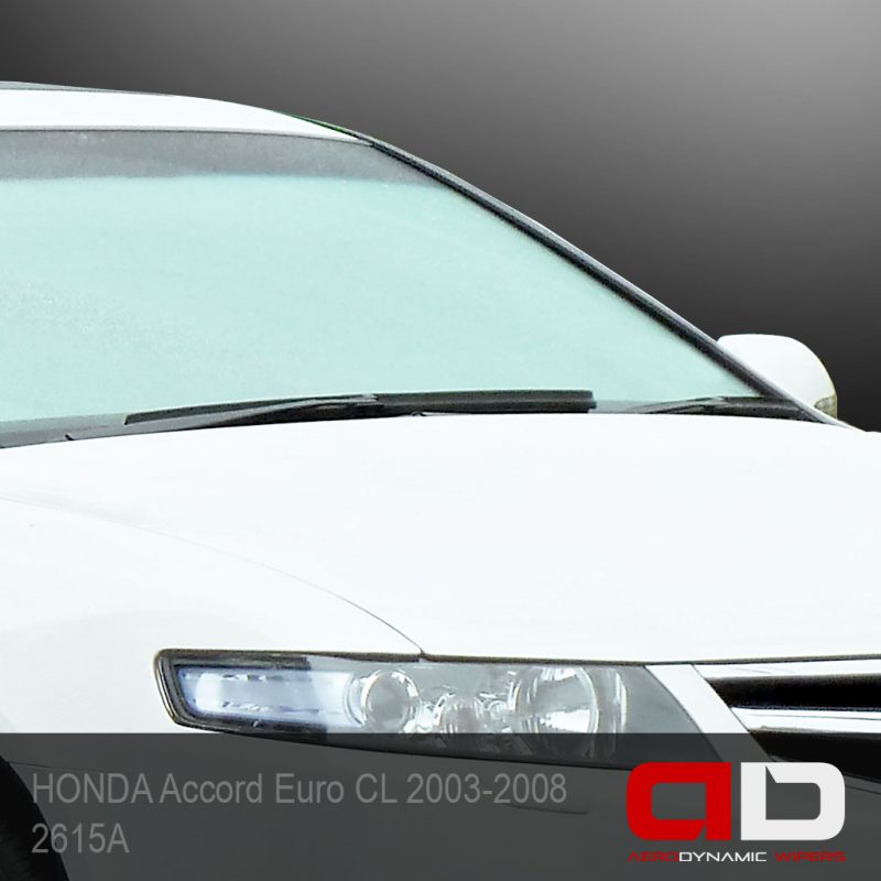 ADwipers HONDA Accord EURO CL 2003-2008 Windscreen Wipers Twin Pack Wiper Blades 2615A