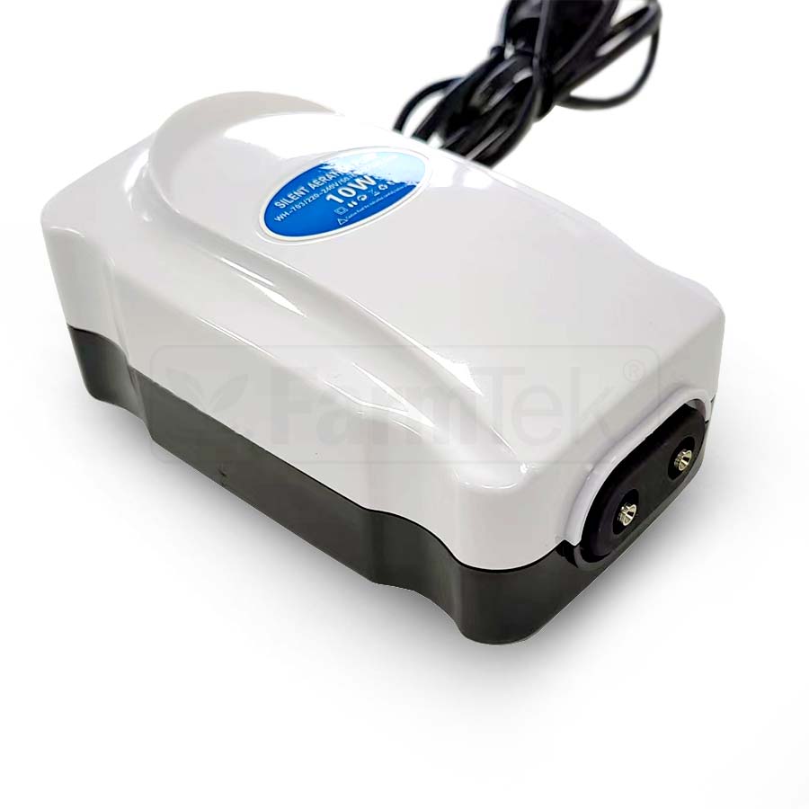 Aeration Air Pump 240V 10W 2x3.5L/M Hydroponics Aquarium Fish Tank