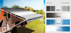 Replacement Awning Vinyl Fabric Kit suit 10ft Roll-Out Awning 7ft Projection (9'2"x7' Blue Stripes 7-10-BU-ST) BOXED - Insane Sale