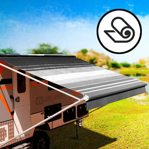 Replacement Awning Vinyl Fabric Kit suit 9ft Roll-Out Awning (8'2