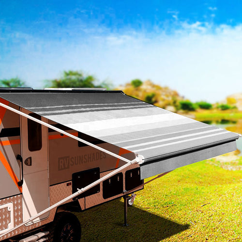 Replacement Awning Vinyl Fabric Kit suit 13ft Rollout Awning 7ft Projection (12'2