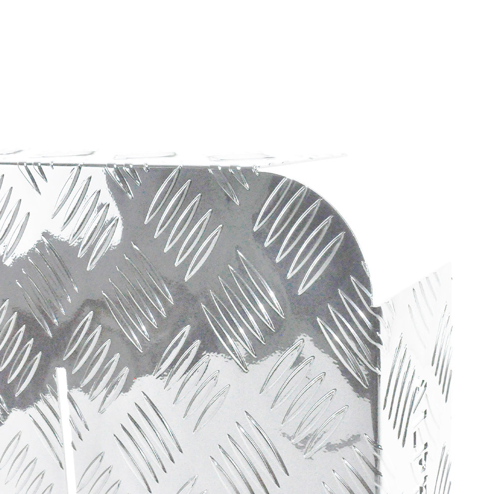 Heater Diesel Tank Protector Cover Drawbar Mount 2mm Aluminium Suit 10L 15L Fuel Tank (RIGHT) Silver YS