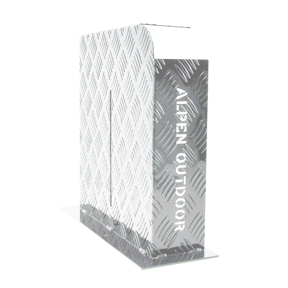 Heater Diesel Tank Protector Cover Drawbar Mount 2mm Aluminium Suit 10L 15L Fuel Tank (RIGHT) Silver YS