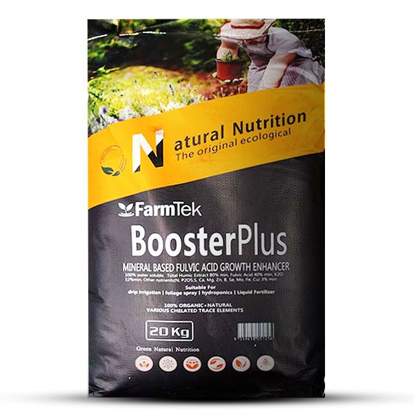 BoosterPlus™ Fulvic Acid Organic Nutrient Supplement For Plants Powerful Bio-Stimulants 20Kg (makes 80,000 L / 80 Tons)