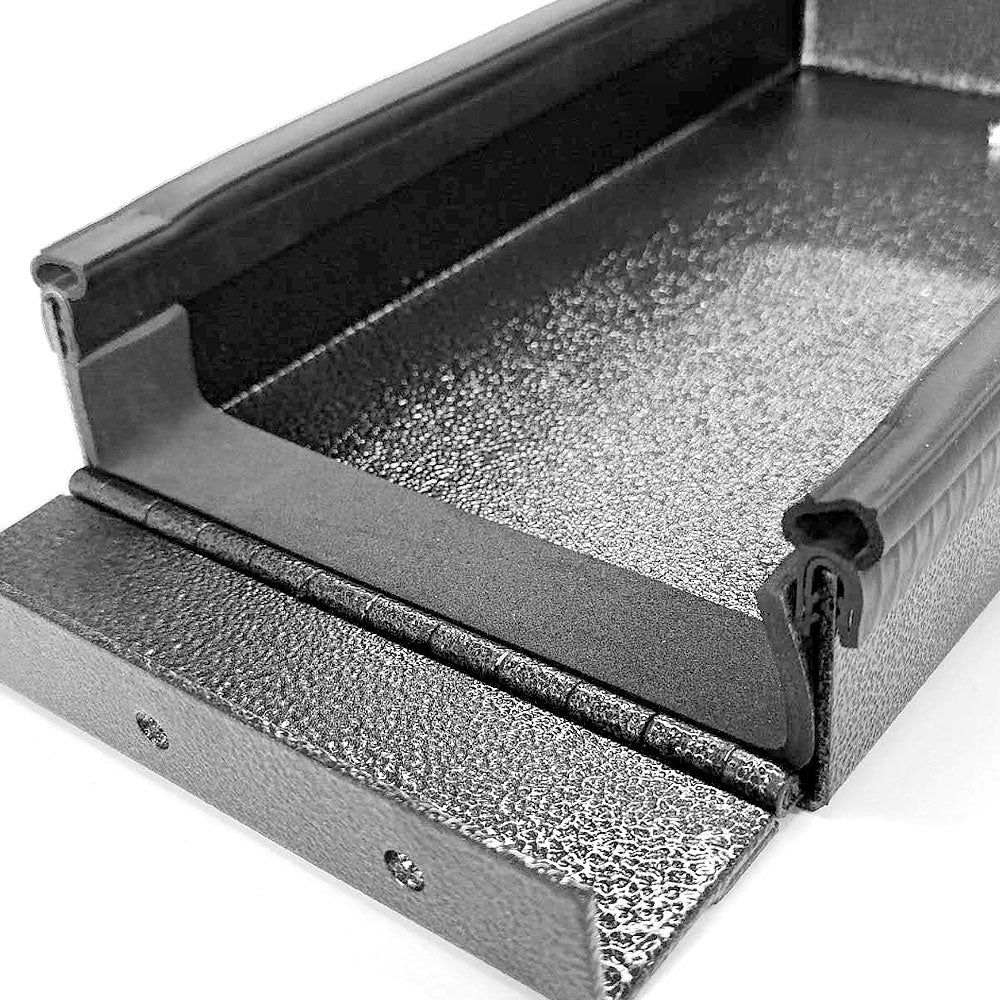 Cowl Cover For Truma Aluminum Flat Plate 2mm Hammertone Black 27x15x4cm (FP)