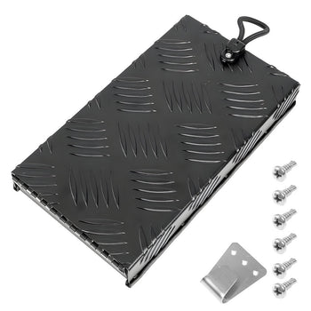 Truma Cowl Cover Black Universal Powder-Coated Aluminum External Flue Vent Spraying Console Replacement Part Fits Truma Water Heater 27x15x4cm YS