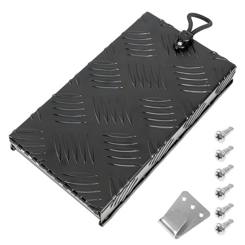 Truma Cowl Cover Black Universal Powder-Coated Aluminum External Flue Vent Spraying Console Replacement Part Fits Truma Water Heater 27x15x4cm YS