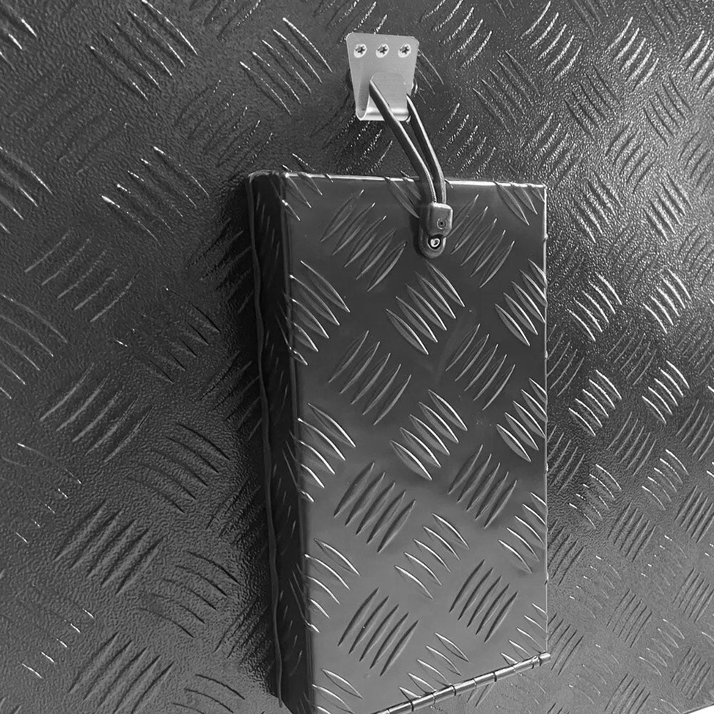 Truma Cowl Cover Black Universal Powder-Coated Aluminum External Flue Vent Spraying Console Replacement Part Fits Truma Water Heater 27x15x4cm YS