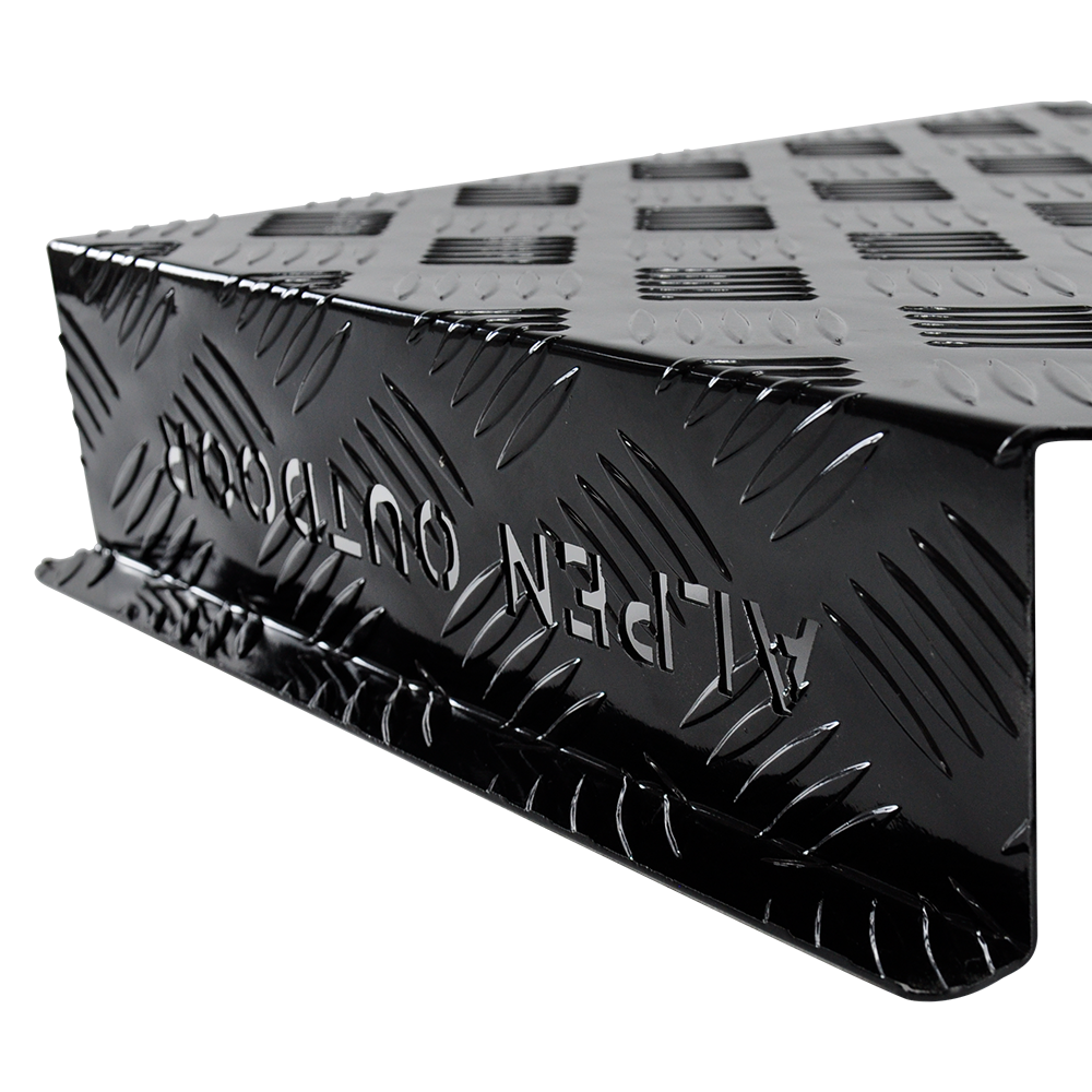 Heater Diesel Fuel Tank Protector Cover 2mm Aluminium Double Side 10L 15L L/R Black YS