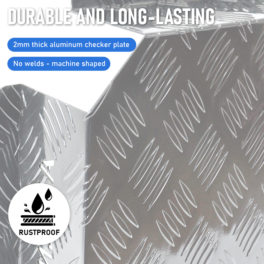 Heater Diesel Fuel Tank Protector Cover 2mm Aluminium Double Side 10L 15L L/R Silver YS