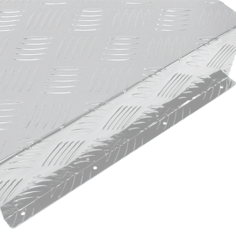 Diesel Tank Cover Silver Gas Tank Bracket 2mm Thickness Aluminium Tank Mounting Holder Fit for 10L/15L Tank for Caravan Trailer Toolbox Left Right YS