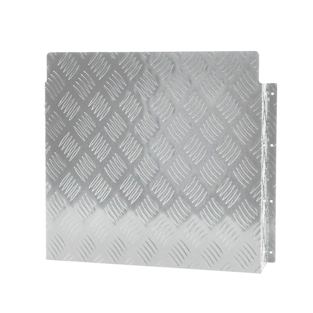 Diesel Tank Cover Silver Gas Tank Bracket 2mm Thickness Aluminium Tank Mounting Holder Fit for 10L/15L Tank for Caravan Trailer Toolbox Left Right YS