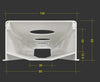 FarmTek® Hydroponic NFT Channels Inlet End Cap 100x50mm