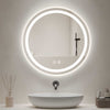 Bathroom Mirror with LED light, 3 Color Temperatures Adjustable, Defog 800x800 Smart Mirror (HM1001-80) - HOMALL