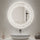 Bathroom Mirror with LED light, 3 Color Temperatures Adjustable, Defog 800x800 Smart Mirror (HM1002-80) - HOMALL
