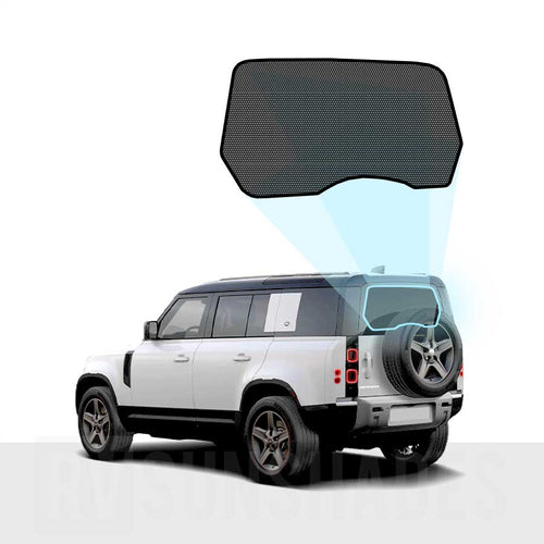 Defender 100 Sun Shades tailgate