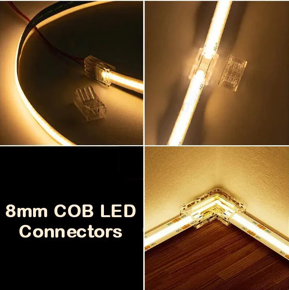 5X LED Strip Light 8MM Joiner LED Connector