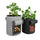 Felt Grow Bags with Window 28L/7Gal (Pack of 5)