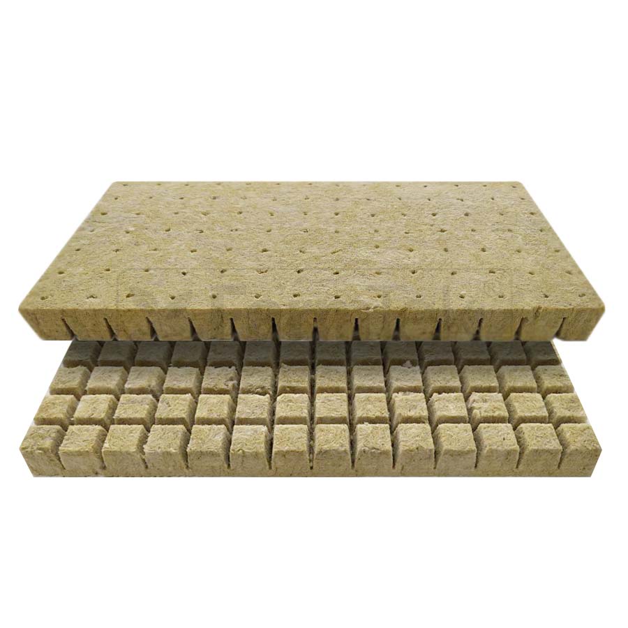 Commercial Grade Rockwool Cubes Hydroponics Propagation Grow Medium 25x25x40mm Bottom Split (200 cubes)