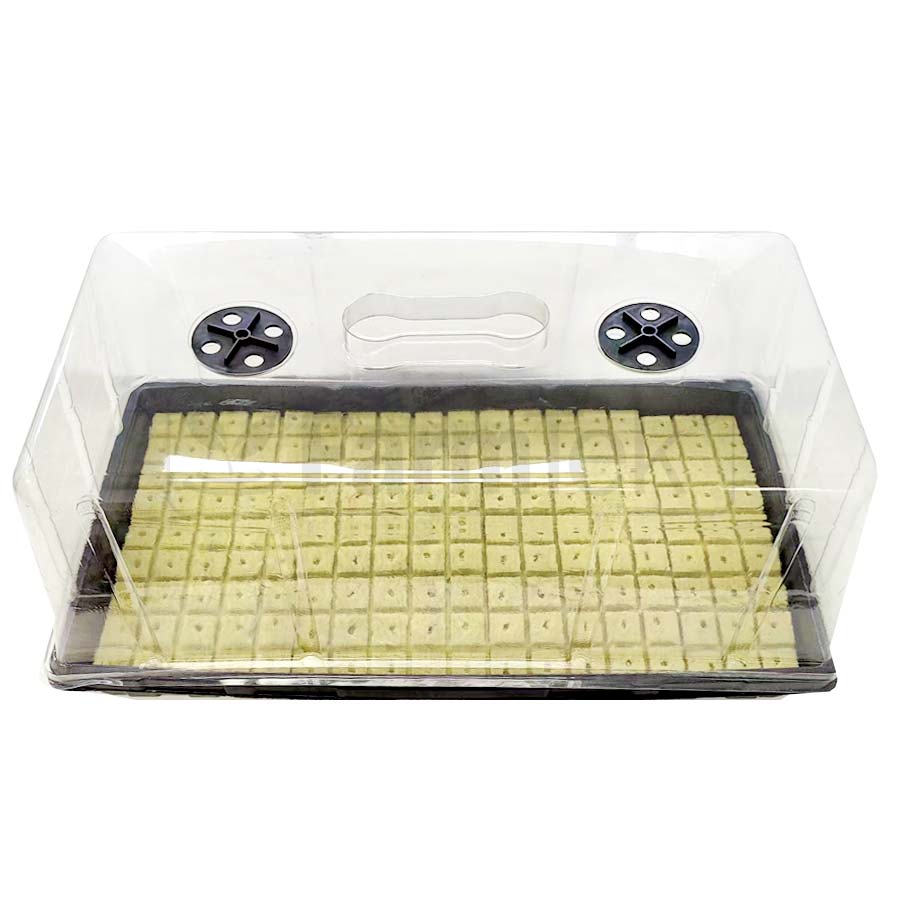 Rockwool Cubes Plugs Hydroponics Seedling Propagation Grow Medium 25x25x30mm Top Split (100 pcs @ $0.139 each)