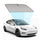 Tesla Model 3 Windshield Sun Shade Custom Fit Solar Screen Insulated Twist Fold