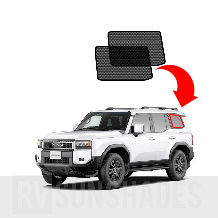 TOYOTA Prado Sun Shades J250 2024-Now [Quarter Window] Pair