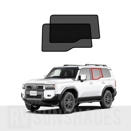 TOYOTA Prado Sun Shades J250 2024-Now [Rear Door] Pair