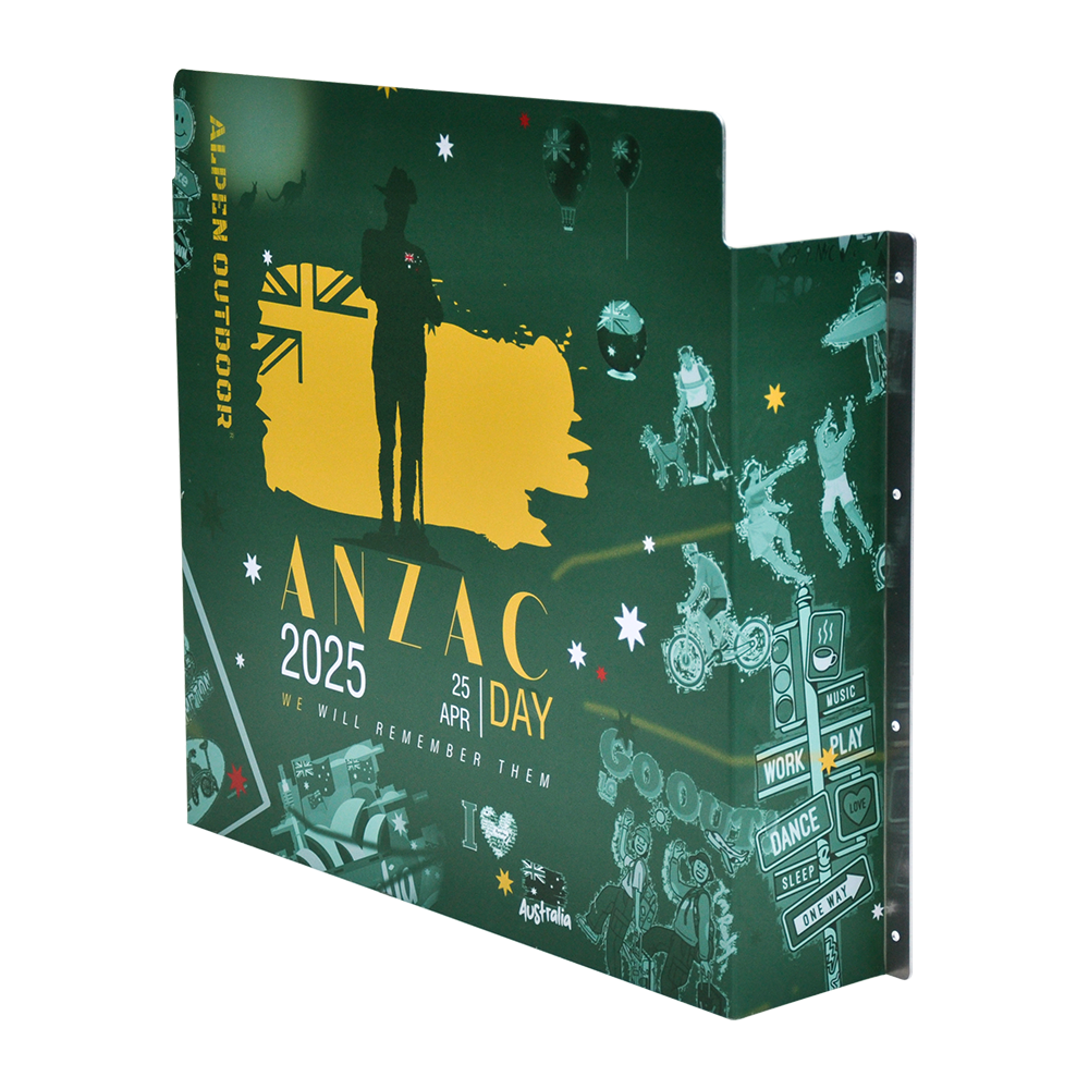 Alpen Outdoor Diesel Tank Cover Silver Gas Tank Bracket 2mm Thick Aluminium Tank Mounting Holder Fit for 10L/15L Tank for Caravan Trailer Toolbox Left Right ANZAC Green YS