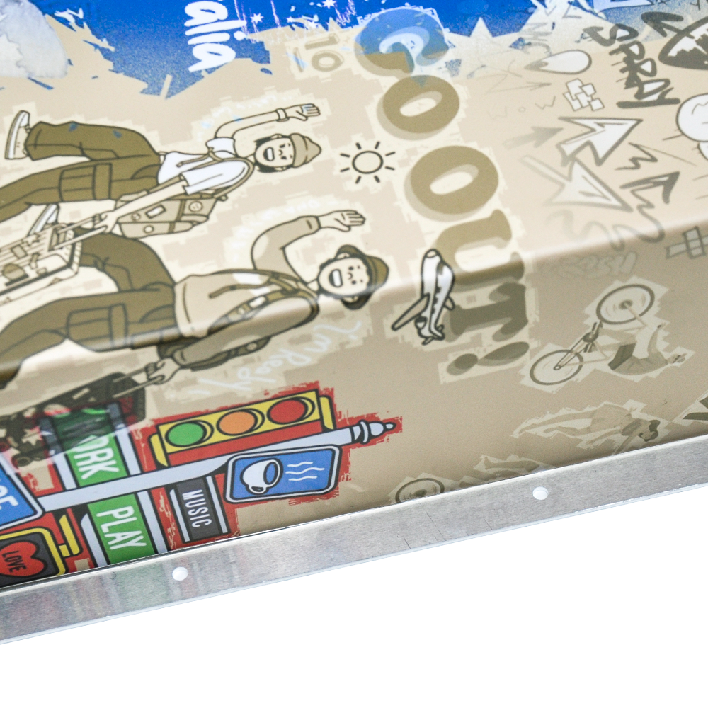 Alpen Outdoor Diesel Tank Cover Silver Gas Tank Bracket 2mm Thick Aluminium Tank Mounting Holder Fit for 10L/15L Tank for Caravan Trailer Toolbox Left Right AU Flag YS