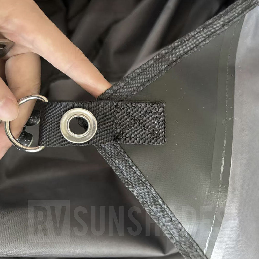 Waterproof screen caravan awning