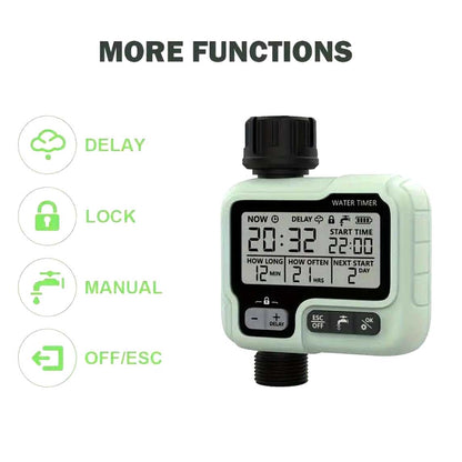 Water Timer Smart Timed Irrigator Outdoor Automatic Watering Device Irrigation Equipment