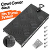 Truma Cowl Cover Black Universal Powder-Coated Aluminum External Flue Vent Spraying Console Replacement Part Fits Truma Water Heater 27x15x4cm YS