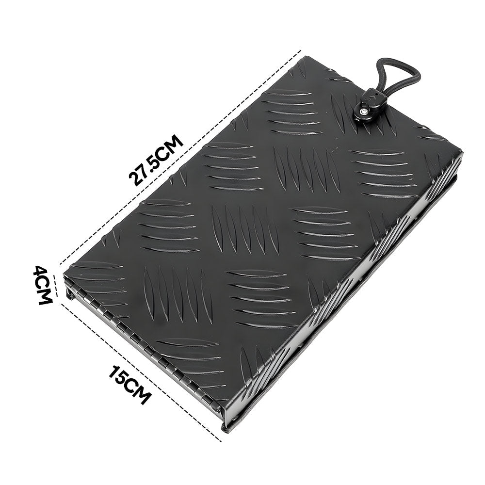 Truma Cowl Cover Black Universal Powder-Coated Aluminum External Flue Vent Spraying Console Replacement Part Fits Truma Water Heater 27x15x4cm YS