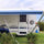 Replacement Awning Vinyl Fabric Kit suit 10ft Roll-Out Awning (9'2"x8' Blue Stripes 10-BU-ST) ROLLED