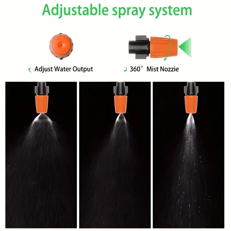 204pcs Drip Irrigation Barbed Connector Kit