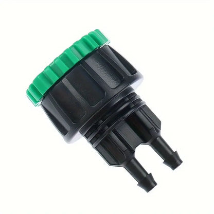 3x Double Barbs Garden Hose Adapter Drip Irrigation Hose Connector