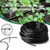 100FT 4/7mm PVC Drip Irrigation Hose Micro Irrigation Pipe Drip Watering Pipe