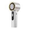 Portable Jet Fan 5-Speed Cool Air Brushless Hand Held Fan 4000mAh USB Rechargeable