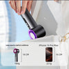 Portable Jet Fan 5-Speed Cool Air Brushless Hand Held Fan 4000mAh USB Rechargeable