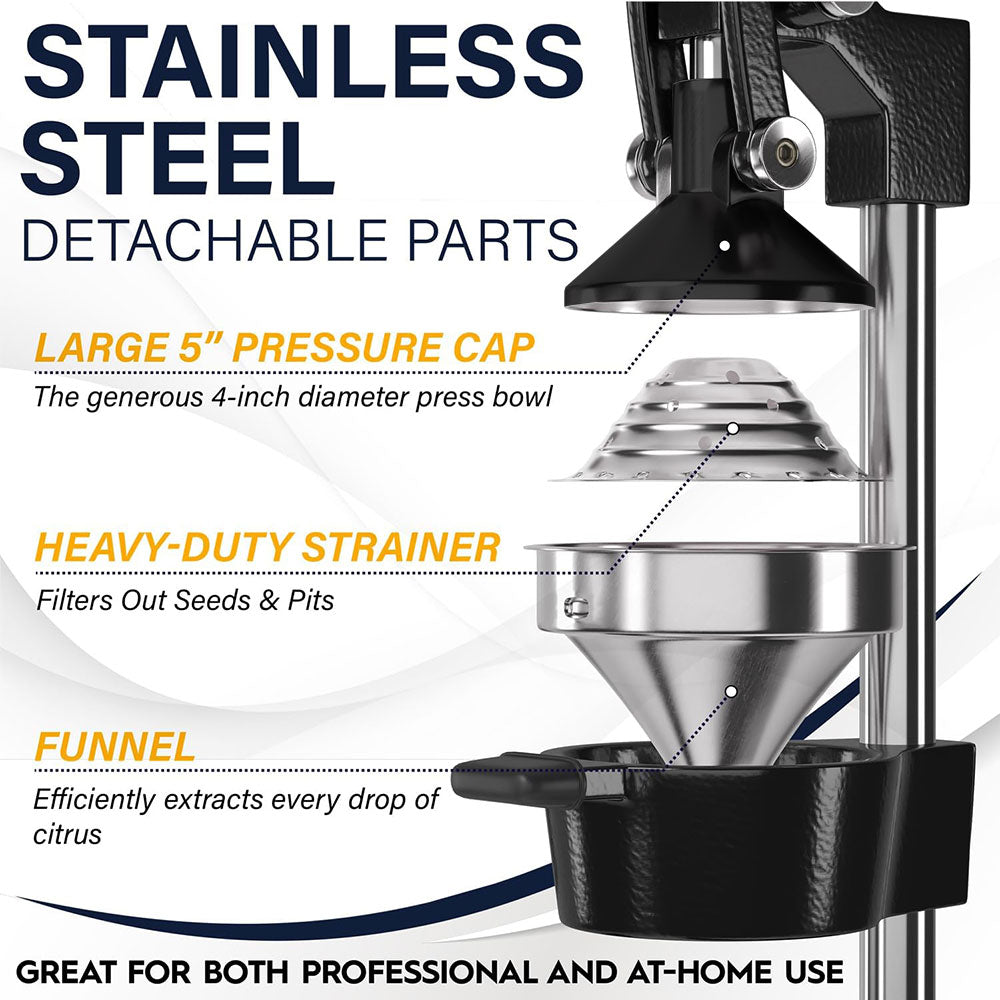 Homall Hand Press Juicer Fast Juice Extractor Squeezer Orange Citrus Manual Juicer