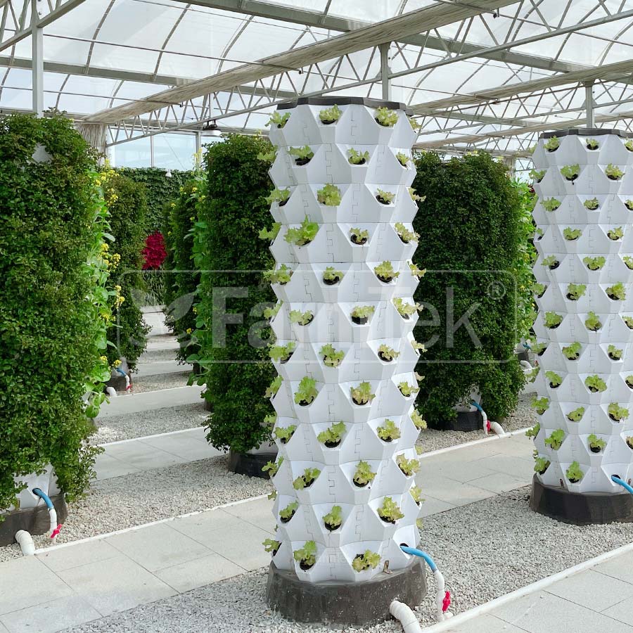 Farmtek Hydroponic Tower System Kit Vertical Farming Aeroponic Tower (HT864)