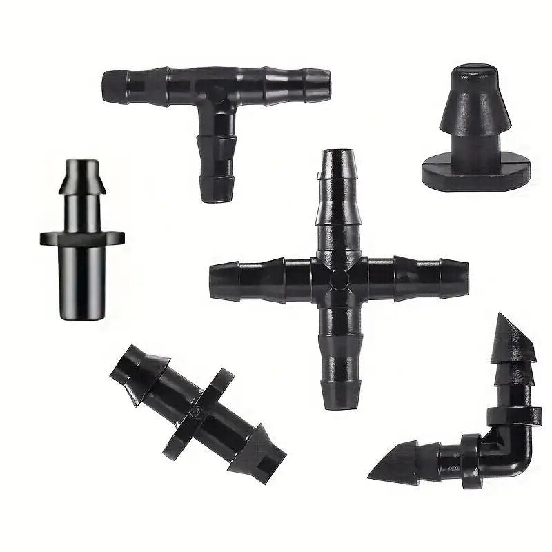 280pcs Barbed Connector Drip Irrigation Accessories Kit