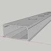 FarmTek® Hydroponic NFT Channels Nutrient Film Technique 100x50 2.9M + Lid (200mm Hole Distance) SELF PICKUP ONLY