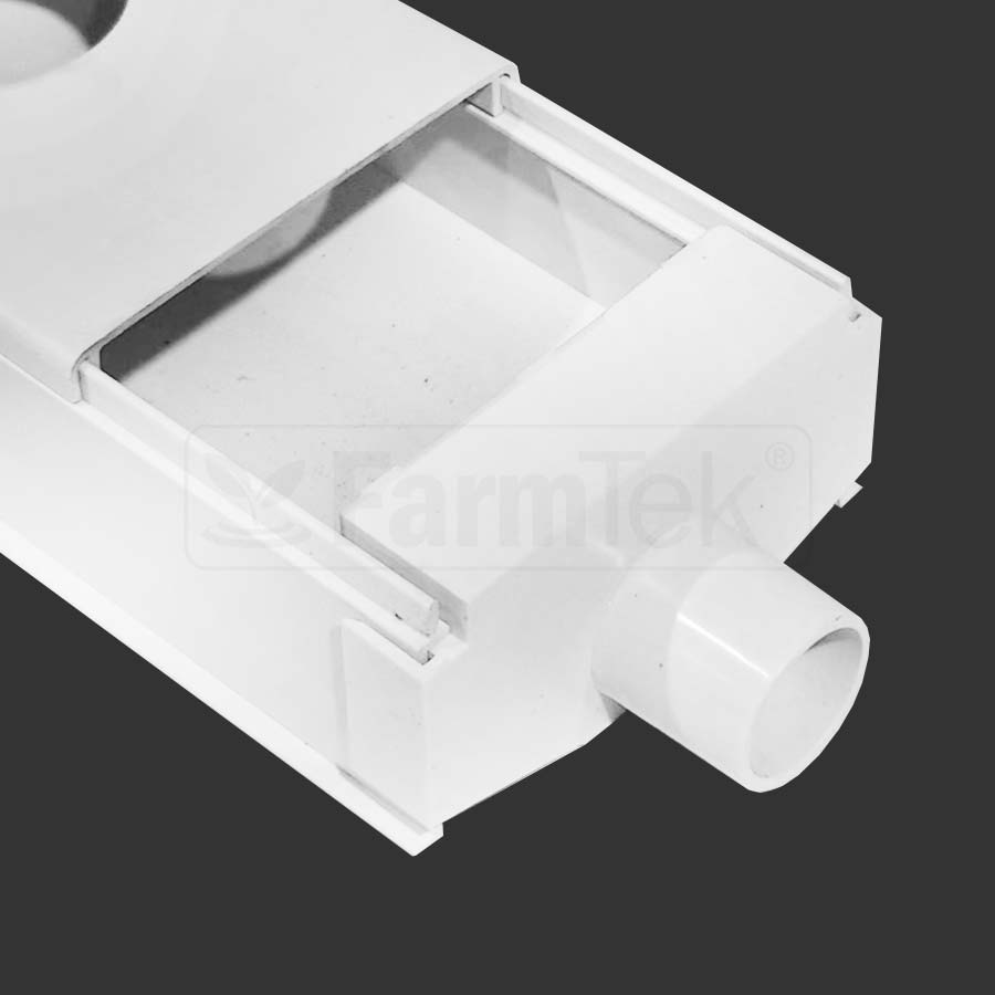 FarmTek® Hydroponic NFT Channels Outlet End Cap 100x50mm