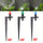 20pcs 180 Degree Micro Misting Nozzle With 11cm Stake 1/4'' Barb Connector Garden Irrigation
